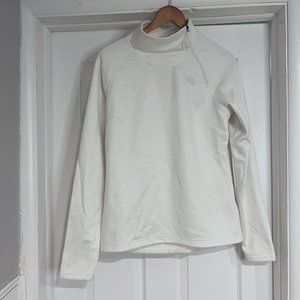 The North Face W Canyonlands 1/4 Zip-Gardenia White Heather- Size M